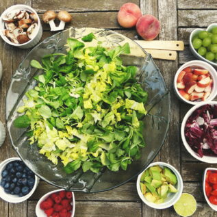 Salade et légumes