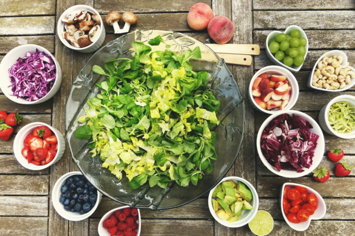 Salade et légumes
