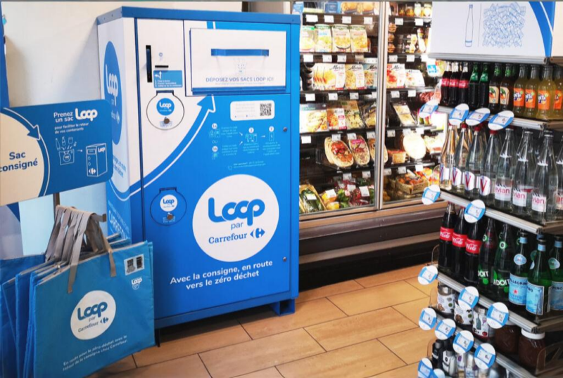 Zéro déchet : Carrefour adopte l’emballage durable consigné avec Loop