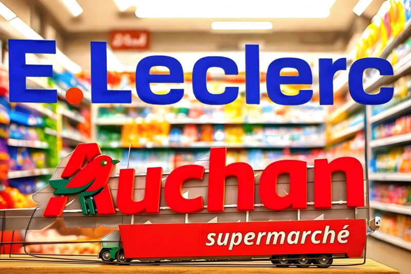 Courses Ce qui vous attend chez Leclerc et Auchan dans les prochains mois