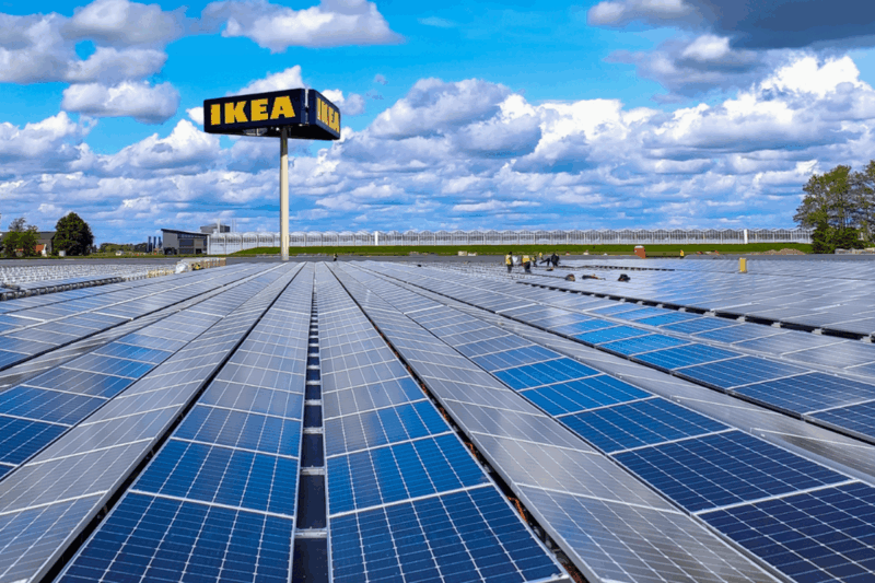 Ikea mise sur l'énergie solaire en collaboration avec une entreprise chinoise