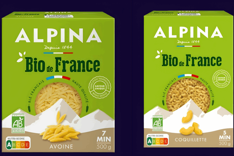 Alpina relooke ses pâtes bio pour séduire les consommateurs