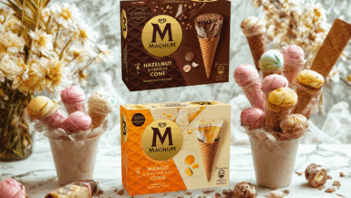 Magnum débarque sur le marché des cônes avec deux nouvelles glaces