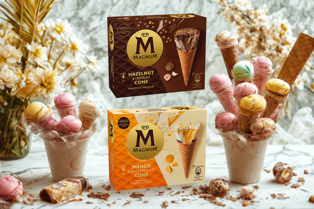 Magnum débarque sur le marché des cônes avec deux nouvelles glaces
