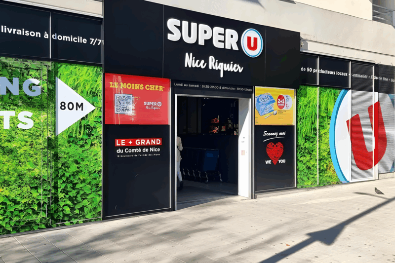 Grande distribution : Super U lance un concept unique à Nice