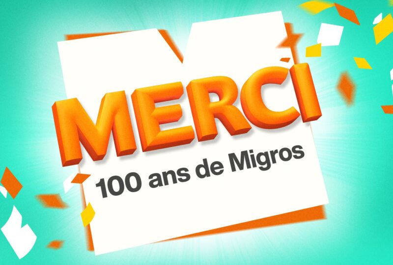 Migros fête ses 100 ans avec une touche d’histoire et un parfum de fleurs