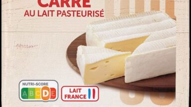Rappel produit Fromage pasteurisé « Le Carré » 23% MG – Marque U